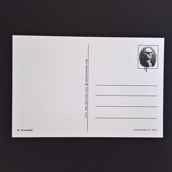 Mr. Brainwash "Follow Your Dreams" LA Art Show Event Promo Postcard 2011 - Picture 2 of 3